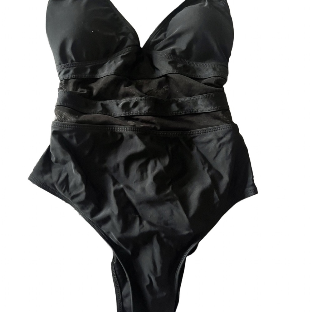 Black One-Piece Swimsuit